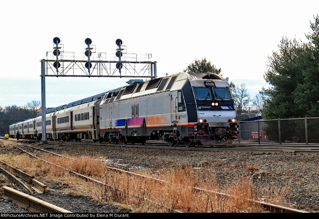 NJT 4529 on train 1715